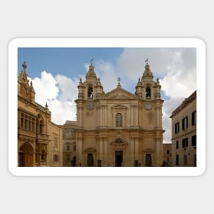 St Paul's Cathedral, Mdina Sticker